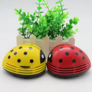 Универсален настолен прахосмукачка, модерен, устойчив на абразия 3-те цветни мини-прахосмукачка Ladybug