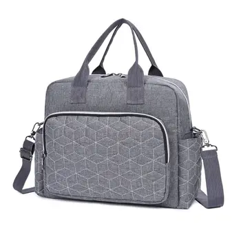 Водоустойчива чанта за майките, модерен пелена, чанти за бебешки пелени с голям капацитет, чанта за количка, чанта през рамо за мама