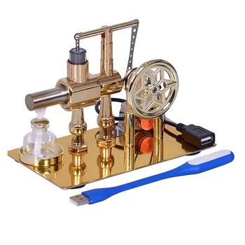 1 БР. Електрически генератор, физически експеримент, Научната играчка, развивающий мини-двигател, играчка Злато