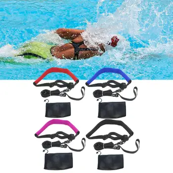 система за гмуркане с съпротива плуване 2 м Бънджи-въже за тренировка на скоростта на плуване Колан за тренировка по плуване за спортисти Професионалисти Деца